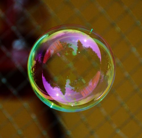 soap bubble colorful ball