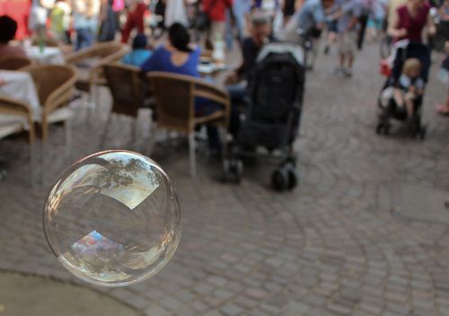 soap bubble floating bubble