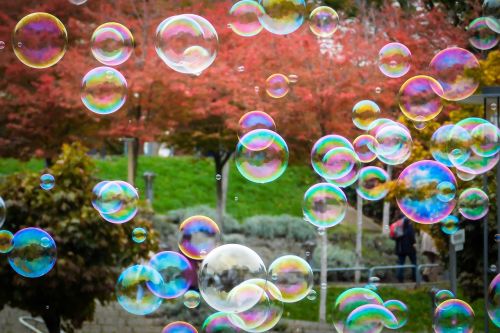 soap bubbles blow balls