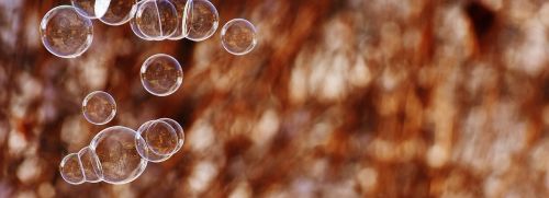 soap bubbles background balls