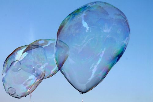 soap bubbles bubbles sky