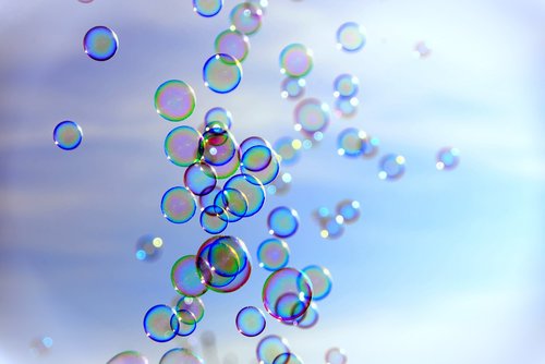 soap bubbles  blow  ball