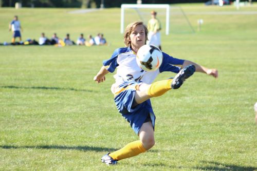soccer ball kick