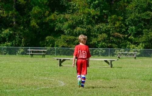 soccer grandson boy