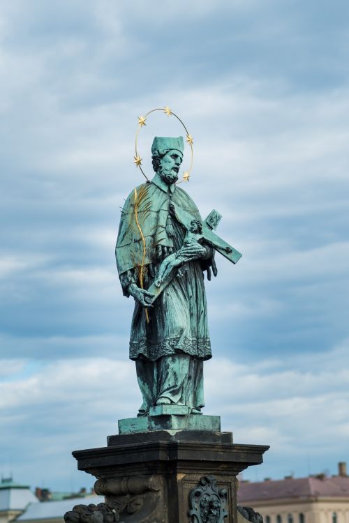 Statue On The Charles Bridge