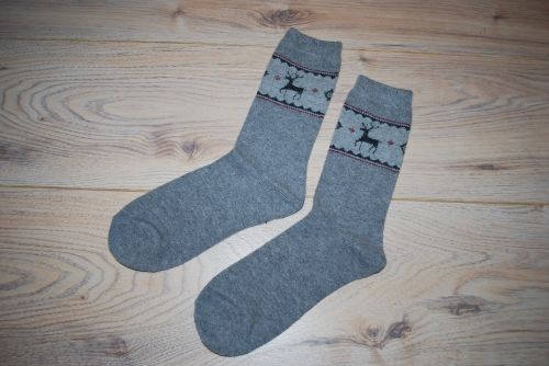 socks two grey