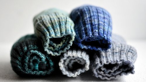 socks  wool  knit