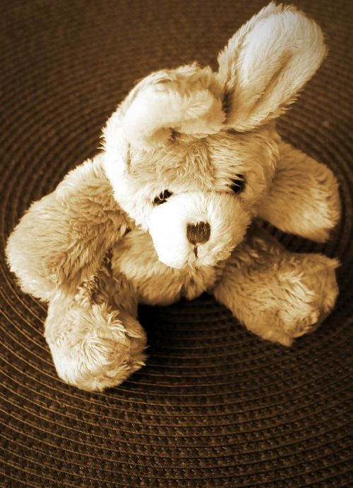 soft toy stuffed animal hare