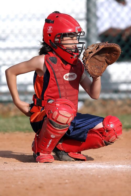 softball player girl
