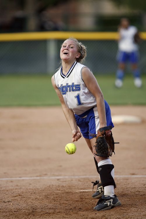 softball pitcher female