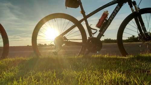 sol bike sunset