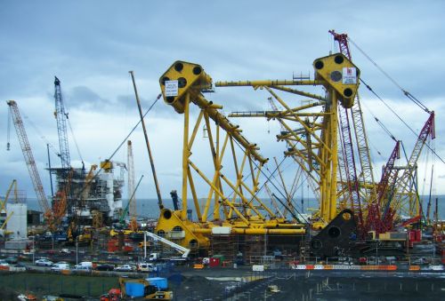 solan project shipyard oil rig
