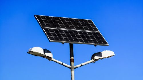 solar panel lamps electricity