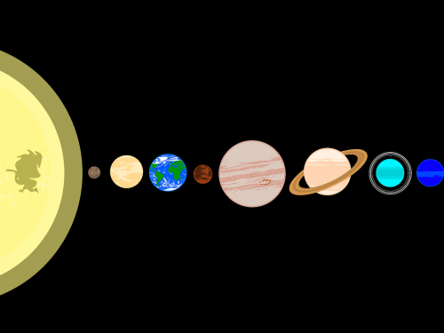 solar system space planets