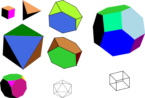 interactive solid shapes