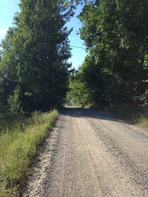 sommarväg dirt road sweden