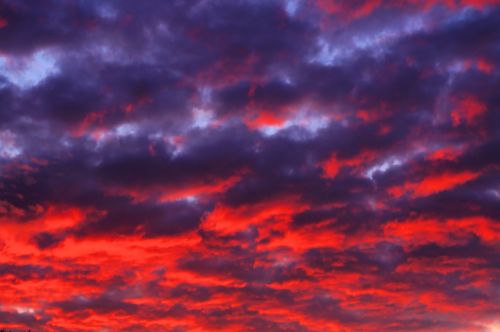 sonnenutnergang sky clouds