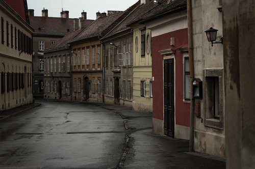 sopron  hungary  street