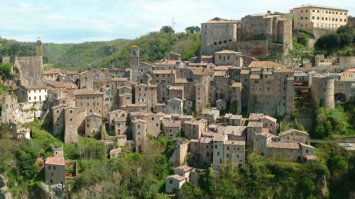 sorano village tuscany