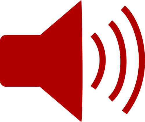 sound megaphone announcement