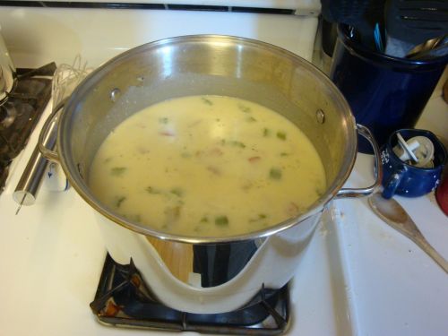 soup pot creamy