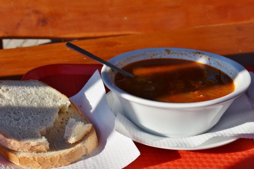 soup goulash bread