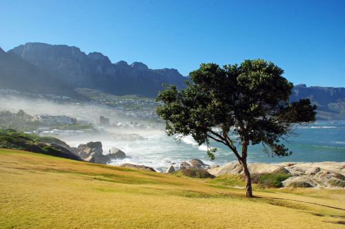 south africa mountain seaside