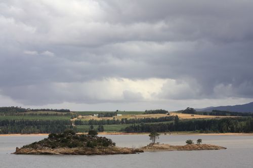 south africa lake landscape