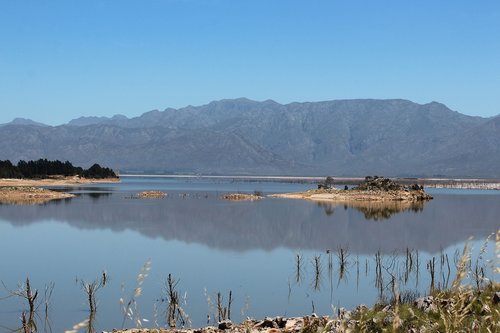 south africa  theewaterskloofdam  reservoir