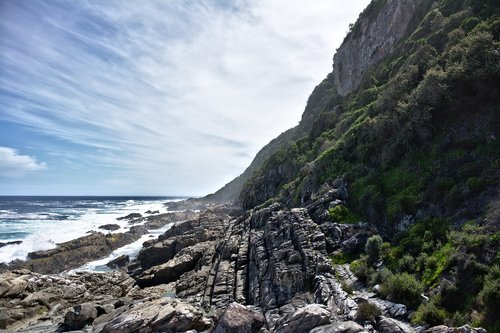 south africa  otter trail  cliff