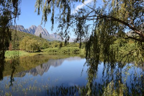 south africa landscape lake