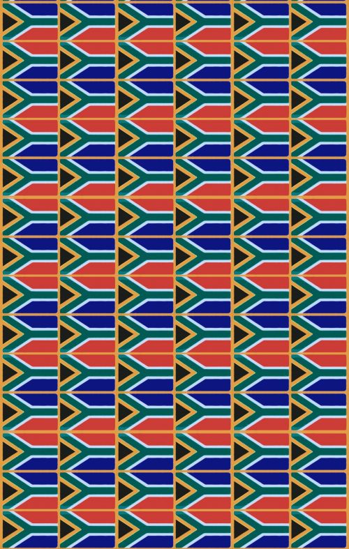 South African Flag Pattern