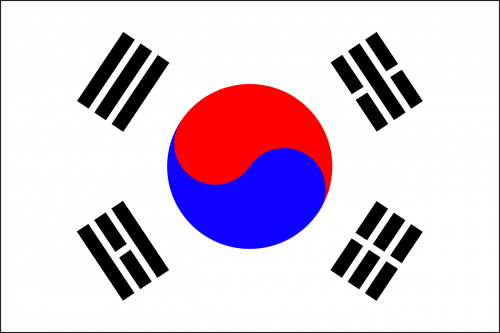 south korea flag korea