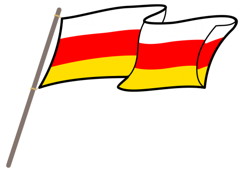 south ossetia flag graphics