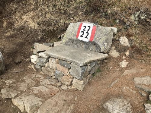 south tyrol stone bench hochmuth
