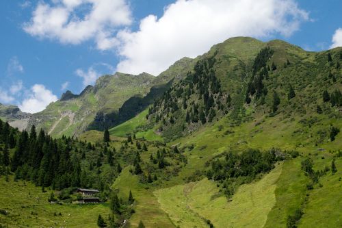 south tyrol hill alpine