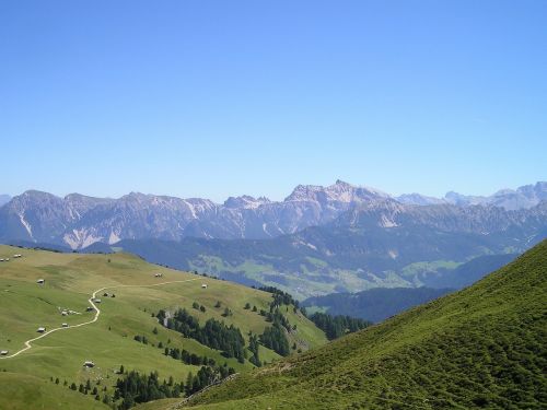 south tyrol dolomites view