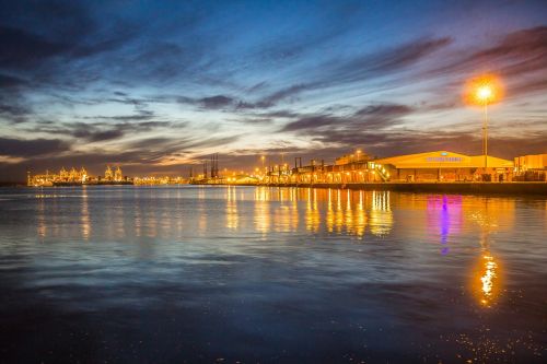 southampton port twilight
