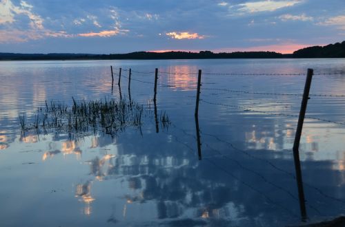 sövdesjön nature sunset