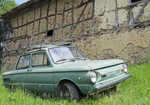 soviet car  ukraine  vintage