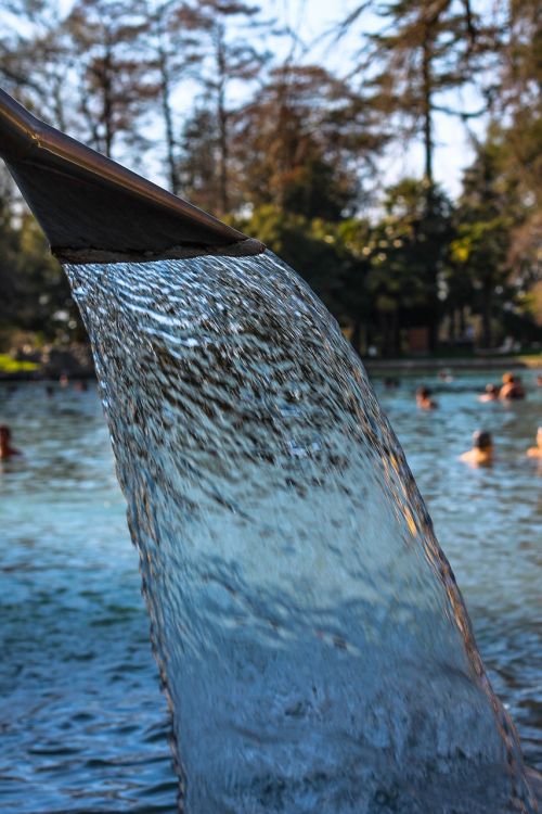 spa waterfall water