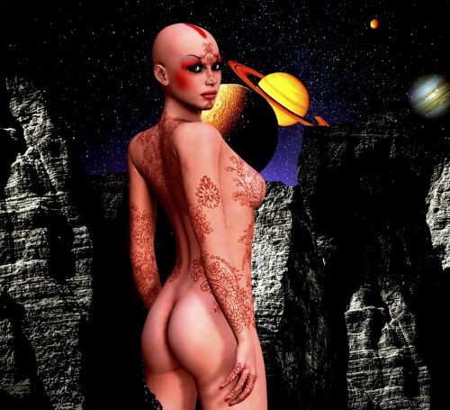 space fantasy woman