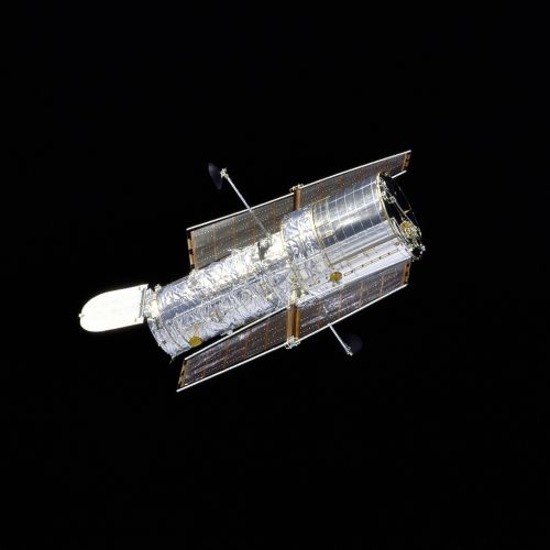 space satellite dark