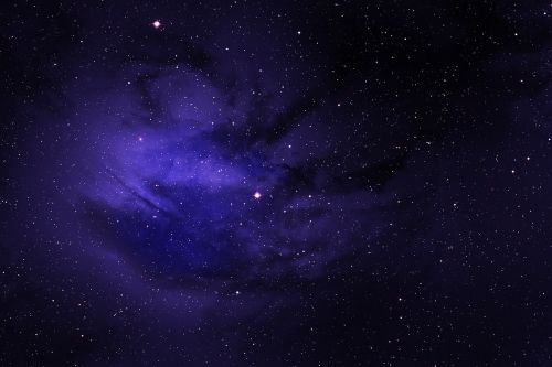 space nasa purple