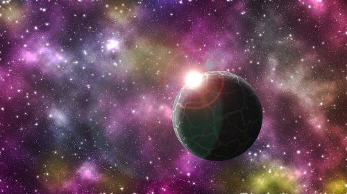 space nebula futuristic