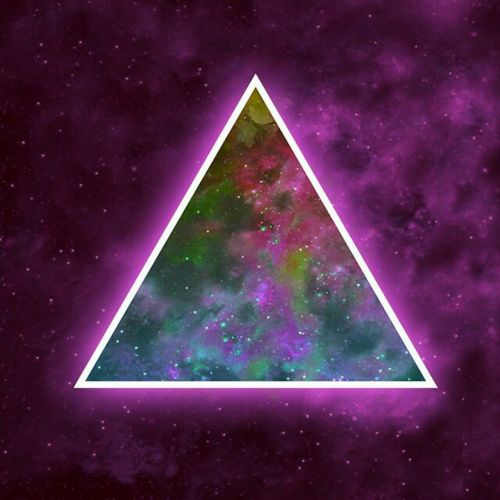 space triangle bright