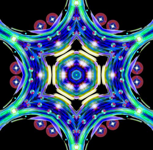Space Patterned Kaleidoscope