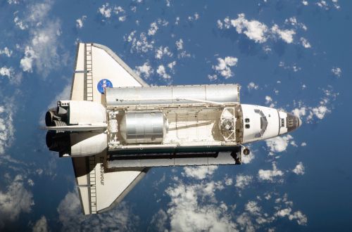 Space Shuttle Endeavour In Orbit