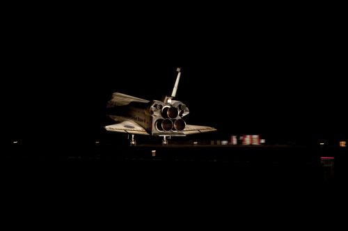 space shuttle landing atlantis runway