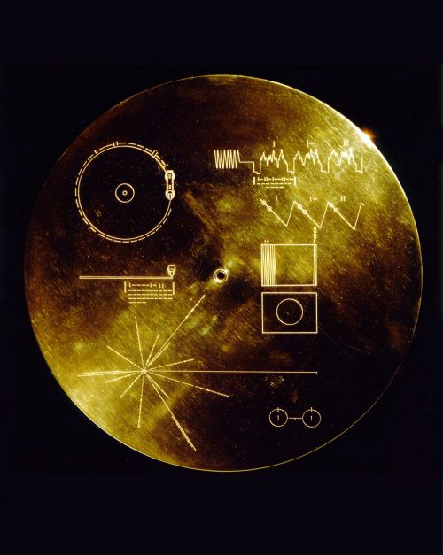 space travel voyager golden record data sheets
